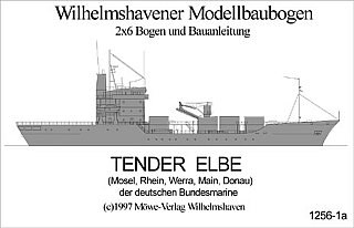 Plan Cargo Vessel DKM 404 Class Tender Elbe - WILHELMS